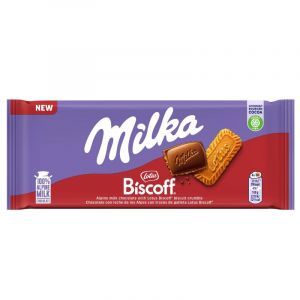 Chocolate Milka Galleta Lotus Biscoff 90 Grs.