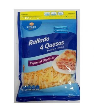 Queso Alteza Rallado Cheddar-Gouda-Emmental-Edam 200 Grs