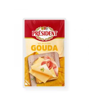 Queso Gouda President Lonchas 100 Grs.