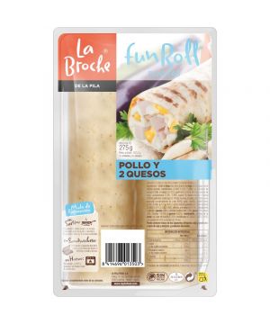 Funroll La Broche Pollo Y 2 Quesos 275 Grs