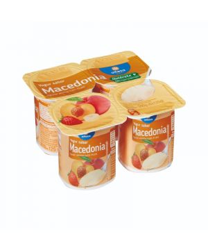 Yogur Alteza Sabor Macedonia Pack 4 Unds X 125 Grs