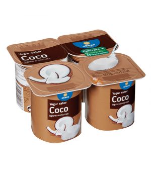 Yogur Alteza Sabor Coco Pack 4 X 125 Grs