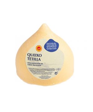 Queso Tetilla D.o.p. Central Lechera Gallega Pieza 700 Grs