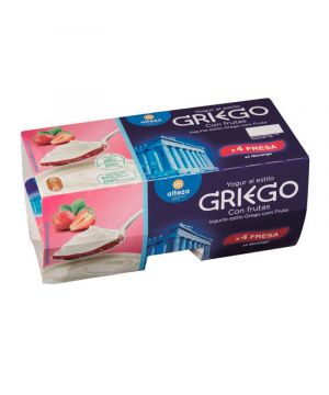 Yogur Alteza Griego Con Frutas Pack 4X125 Grs