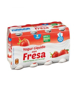 Yogur Alteza Liquido Fresa Pack 8 X 100 Ml.