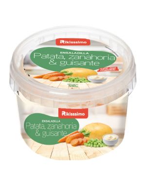 Ensaladilla Rikisssimo Patata, Zanahoria & Guisante 450 Grs.