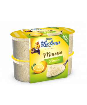 Mousse La Lechera Limon Pack 4 Und.x59 Grs.