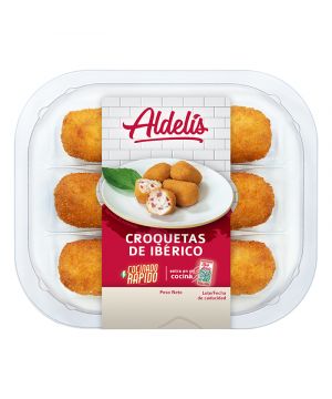 Croquetas Aldelis Iberico Prefritas 190 Grs.