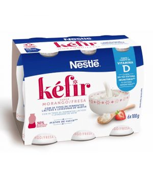 Kefir Nestle Fresa P-6 Und.x 100 Grs.