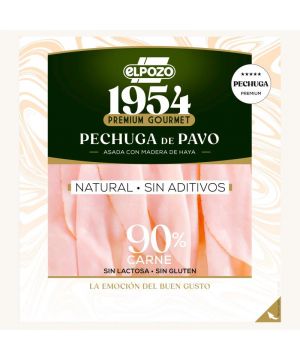 Pechuga De Pavo Natural Elpozo 1954 Sin Aditivos 120 Grs.