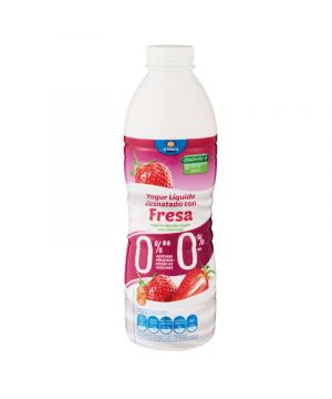 Yogur Alteza Liquido Fresa 0% Azucar Añadido Y 0% M.g. Lt.