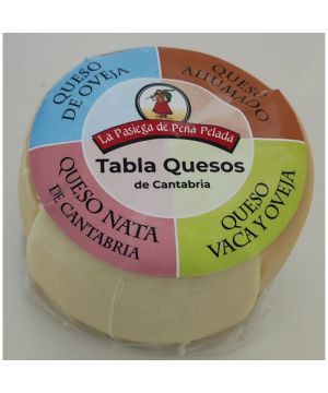Tabla De Queso La Pasiega De Peña Pelada 500 Grs. Aprox.