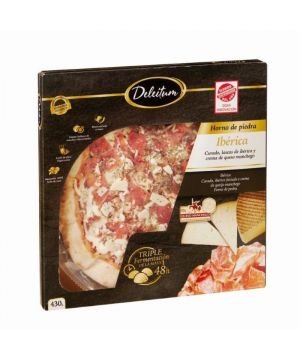 Pizza Deleitum Iberica 430 Grs.