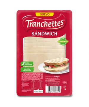 Queso Tranchettes Sandwich 8 Lonchas 160 Grs.