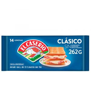 Queso El Caserio 14 Lonchas 262 Grs