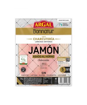 Jamon Asado Bonnatur Argal Lonchas 125 Grs.