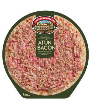 Pizza Tarradellas Atun Y Bacon 405 Grs.