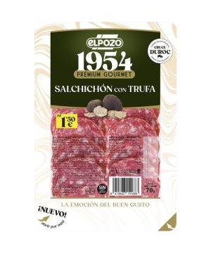 Salchichon Con Trufa Elpozo Lonchas 70 Gr.