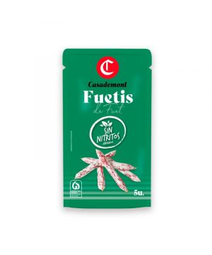 Fuetis De Fuet Sin Nitritos Añadidos Casademont 50 Grs.