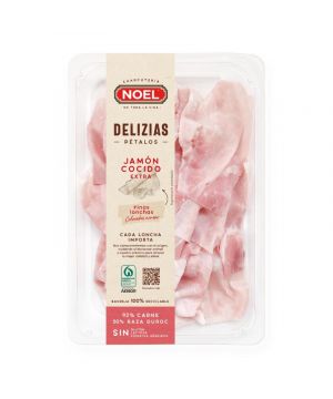 Petalos De Jamon Cocido Noel Delizias 90 Grs
