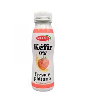 Kefir Margui Liquido Fresa Platano 0% 250 Grs.