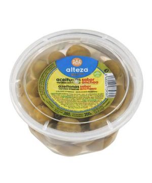 Aceituna Alteza Manzanilla Sabor Anchoa 380gr., 200 Gr. P.e.