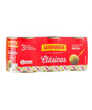 Aceituna La Española Clasica Pack 3X120, 150 Gr. P.e.