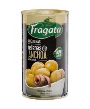 Aceituna Fragata Manzanilla Rellena Anchoa, 350 Gr 150 Pe