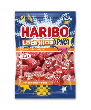 Regaliz Haribo Ladrillo Fresa Pica 100 Grs