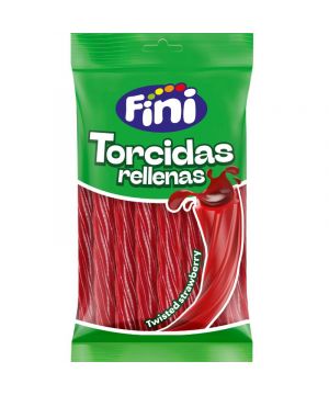 Regaliz Fini Torcida Rellena Bolsa 125 Grs.