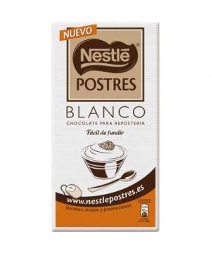 Chocolate Nestle Postre Blanco 180 Grs