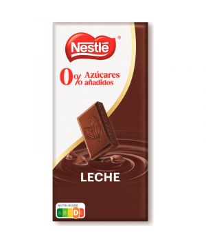 Chocolate Nestle Con Leche Y Sin Azucar 115 Grs