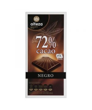 Chocolate Alteza Negro 72% De Cacao 100 Grs