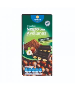 Chocolate Alteza Negro Con Avellanas 200 Grs.