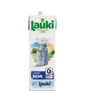 Leche Lauki Semidesnatada Brik Litro