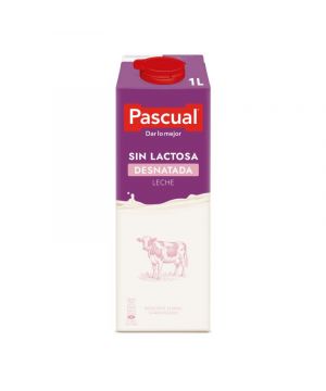 Leche Pascual Desnatada Sin Lactosa Brik Litro