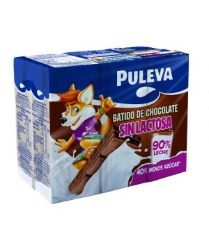 Batido Puleva Chocolate Sin Lactosa Pack 6 Unds X 200 Ml