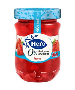 Confitura Hero Diet Fresas 280 Grs