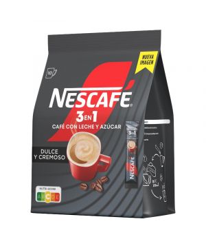 Cafe Nescafe 3 En 1 10 Sobres X 17 Grs