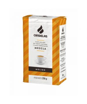 Cafe Candelas Molido Mezcla 250 Grs