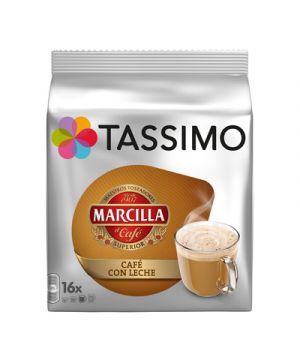 Cafe Tassimo Marcilla Con Leche 16 Monodosis 184 Grs