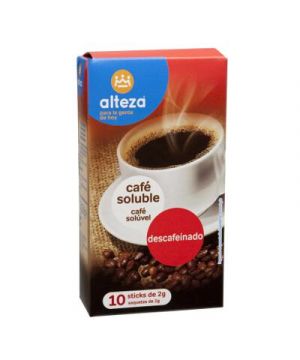 Cafe Alteza Soluble Descafeinado 2 Grs Pack 10 Unds