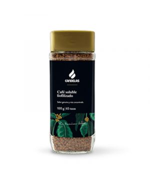 Cafe Candelas Solubles Liofilizado Natural 100 Grs.