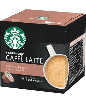 Cafe Starbucks Caffe Latte By Dolce Gusto 12 Caps.121,2 Grs.