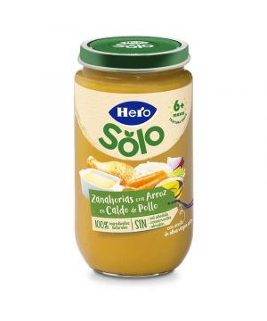 Tarrito Hero Zanahoria Con Arroz En Caldo De Pollo 235G