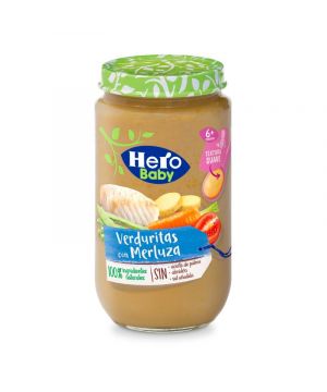 Tarrito Hero Merluza-Verdura 235 Grs