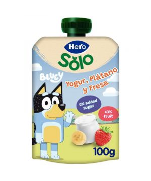 Bolsita Hero Mi Merienda Yogurin Con Platano Y Fresa 100 Grs