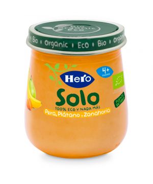 Tarrito Hero 100% Eco Pera-Platano-Zanahoria 120 Grs