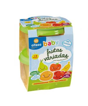 Tarrito Alteza Baby Frutas Variadas Pack 2 Unds X 200 Grs