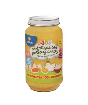 Tarrito Alteza Baby Hortalizas Con Pollo Y Arroz 250 Grs.